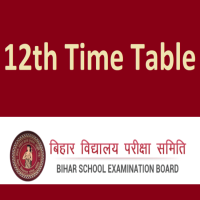 Bihar 12th Time Table 2022